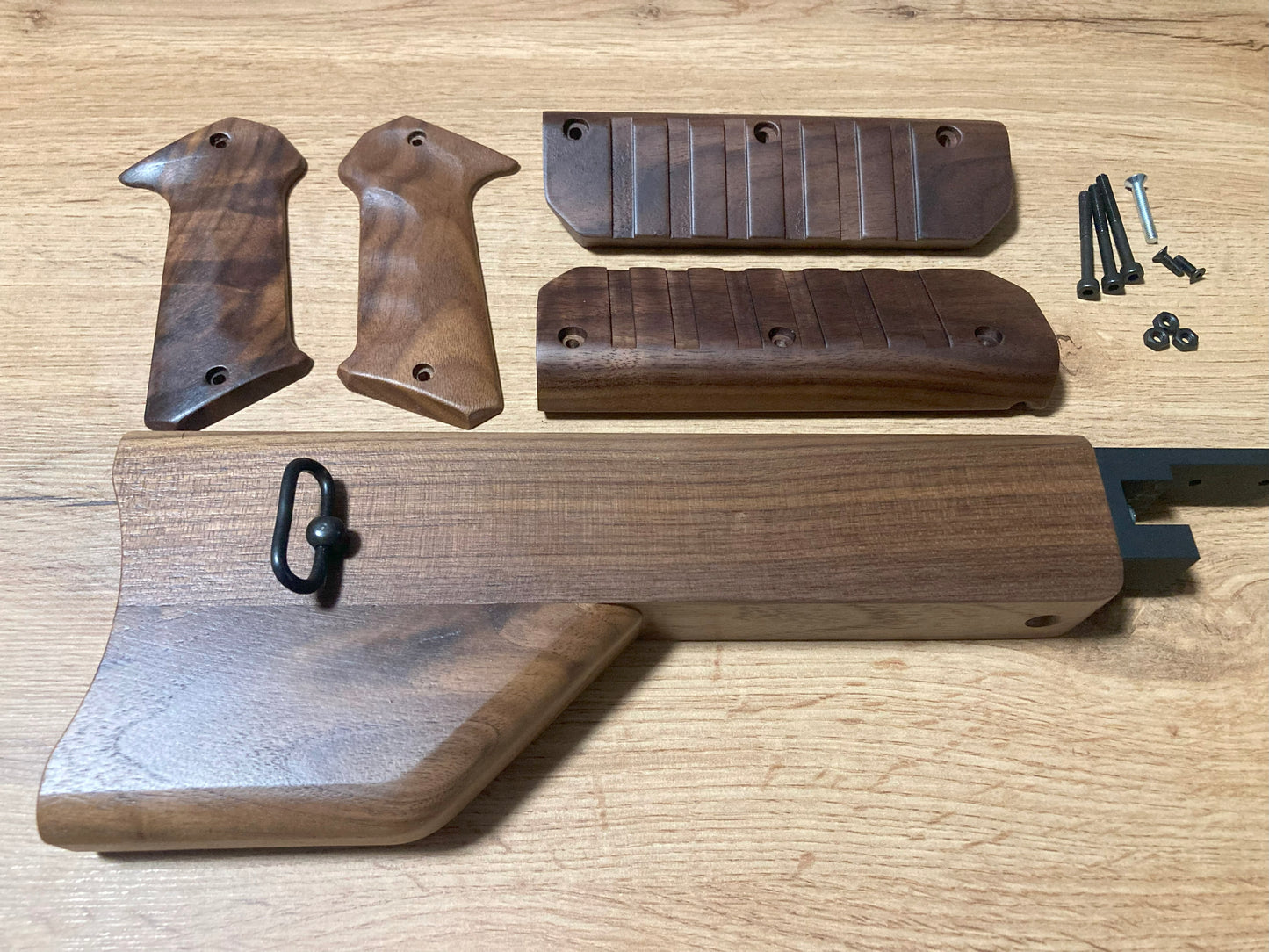 Retro Bodykit für PP750 (Artemis Airmax SMK Snowpeak) und Umarex Notos, Holz + Aluminium