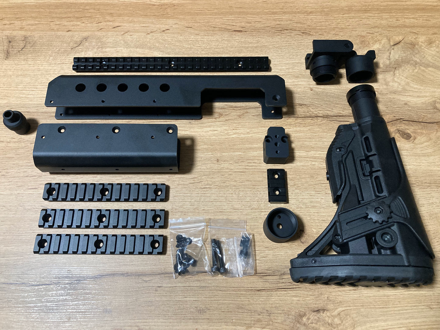 Tactical carbine bodykit for Huben GK1, aluminum chassis, NOT 3D Print!