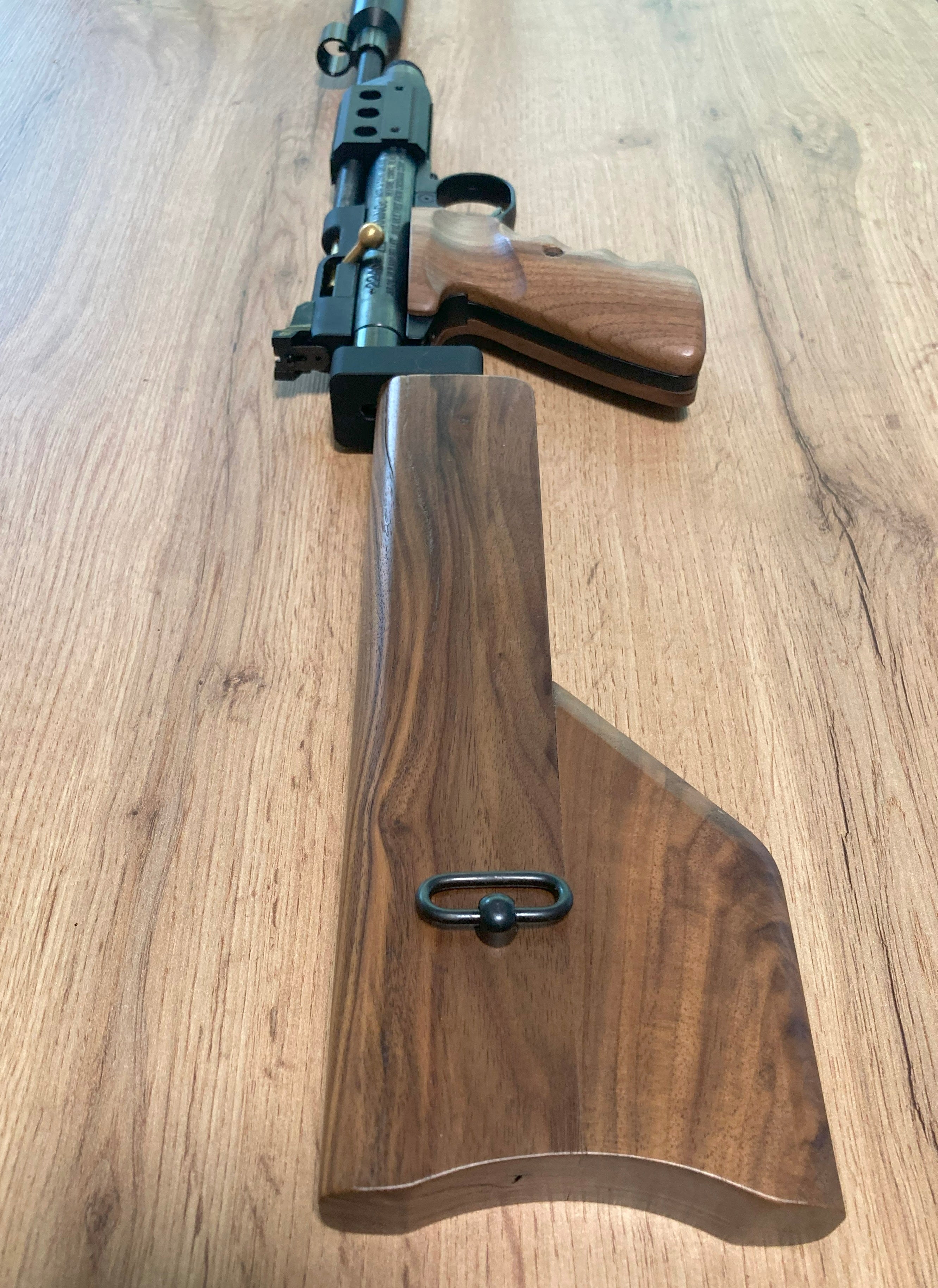Walnut Lower Handle Handguard For Crosman 2240, 2250, 2300 Air Pistols