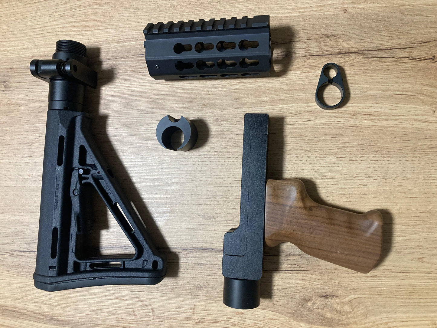 Aluminium Bodykit AR15 Stil für Diana Chaser Bandit Airbug Stormrider Trailscout, (Artemis Snowpeak SMK) CP1 CP2 PP800 PR900 CR600