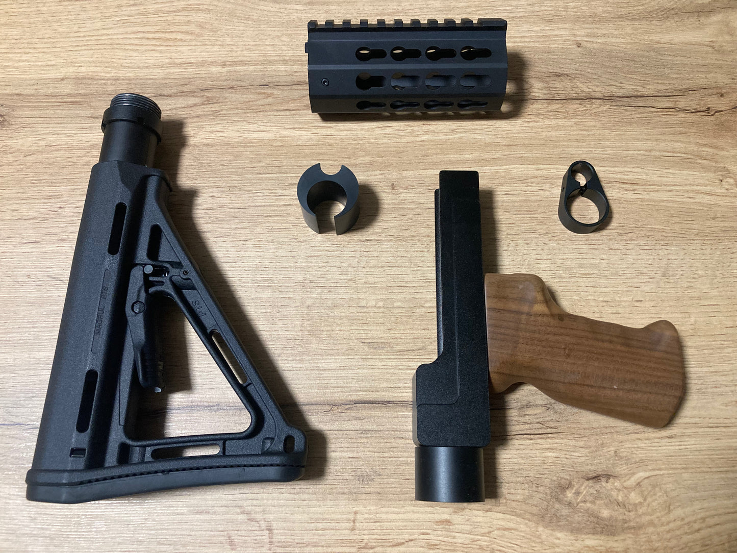 Aluminium Bodykit AR15 Stil für Diana Chaser Bandit Airbug Stormrider Trailscout, (Artemis Snowpeak SMK) CP1 CP2 PP800 PR900 CR600