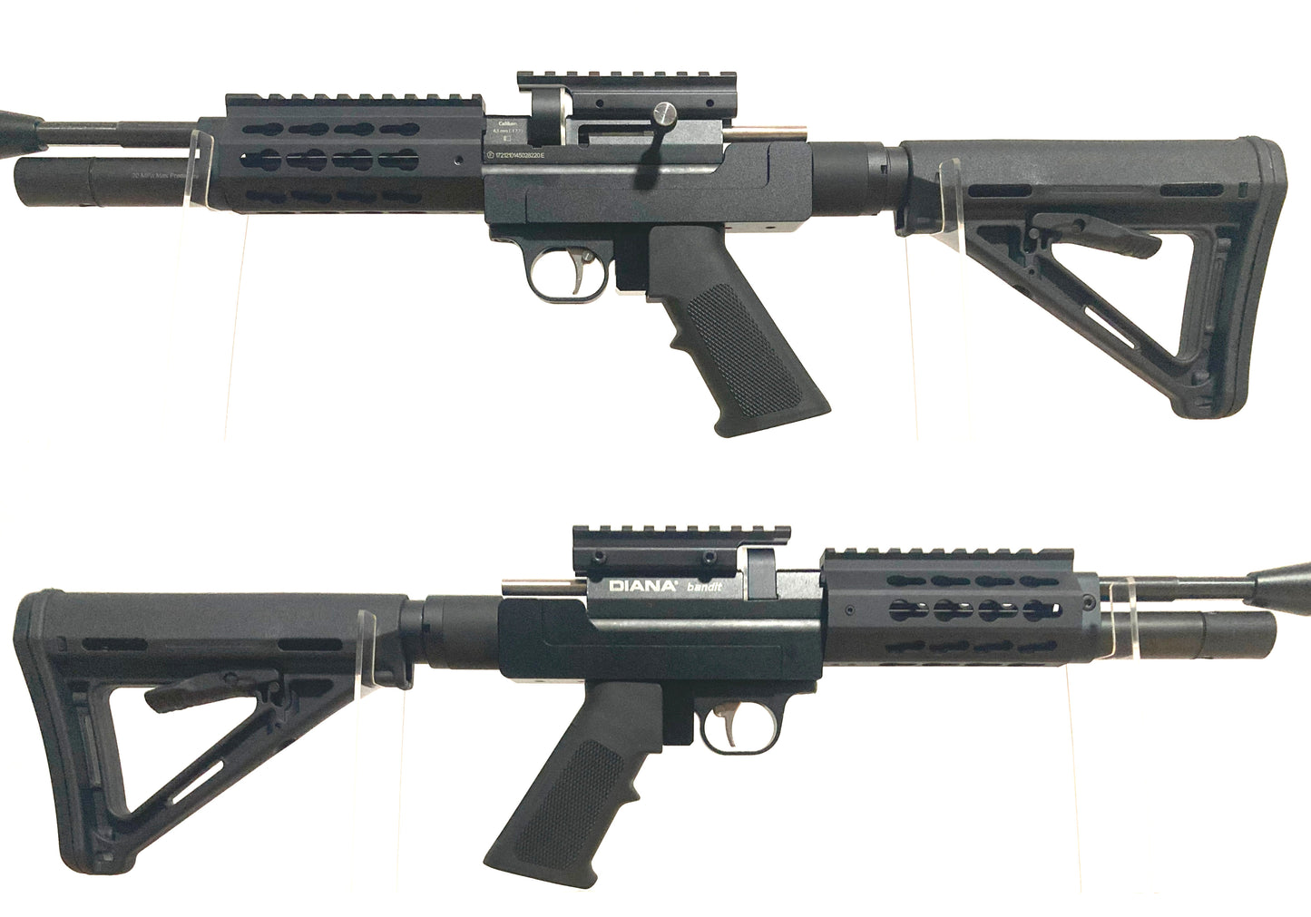 Aluminium Bodykit AR15 Stil für Diana Chaser Bandit Airbug Stormrider Trailscout, (Artemis Snowpeak SMK) CP1 CP2 PP800 PR900 CR600