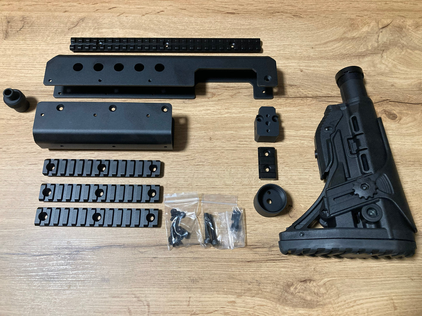 Tactical carbine bodykit for Huben GK1, aluminum chassis, NOT 3D Print!