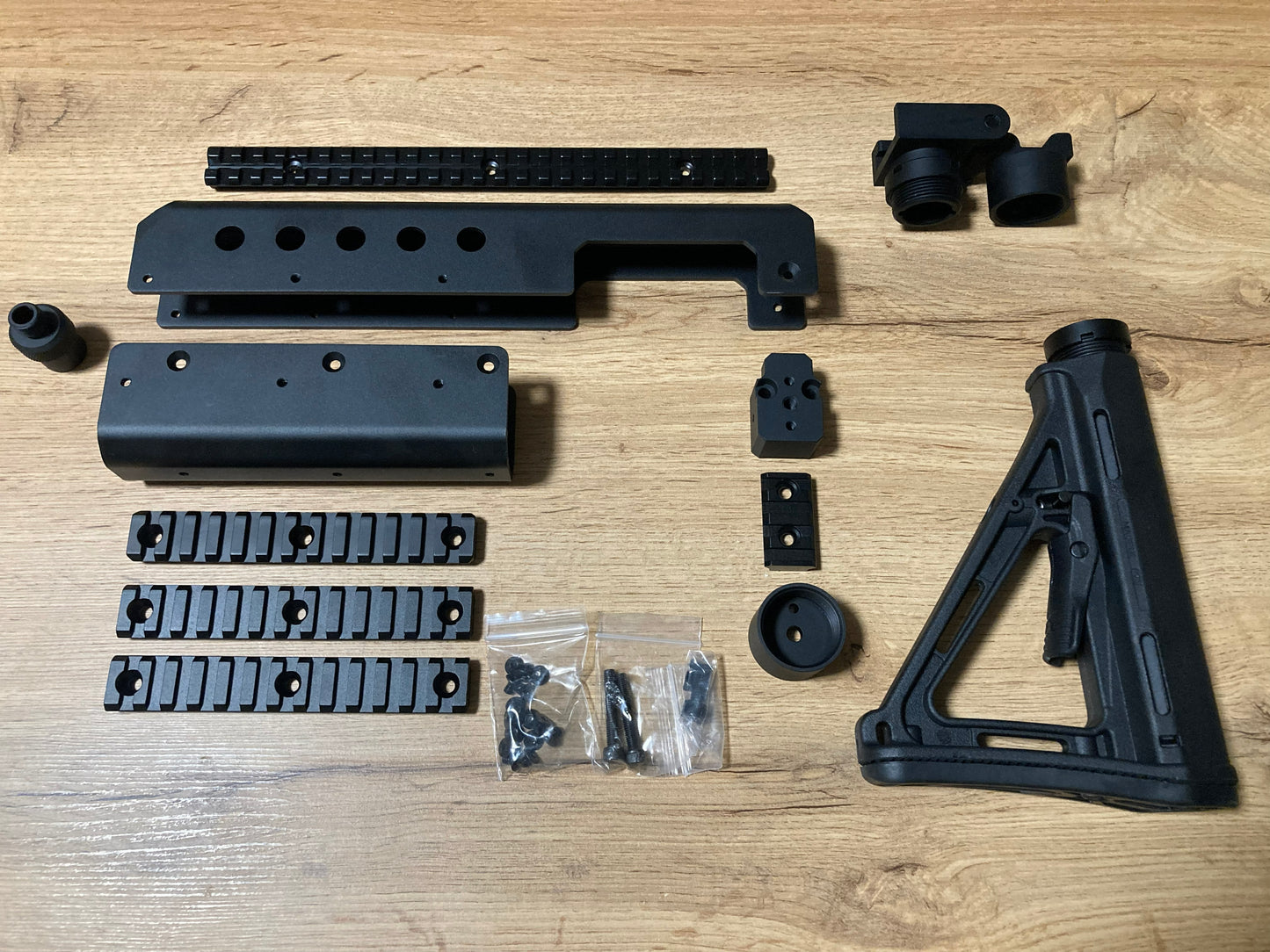 Tactical carbine bodykit for Huben GK1, aluminum chassis, NOT 3D Print!