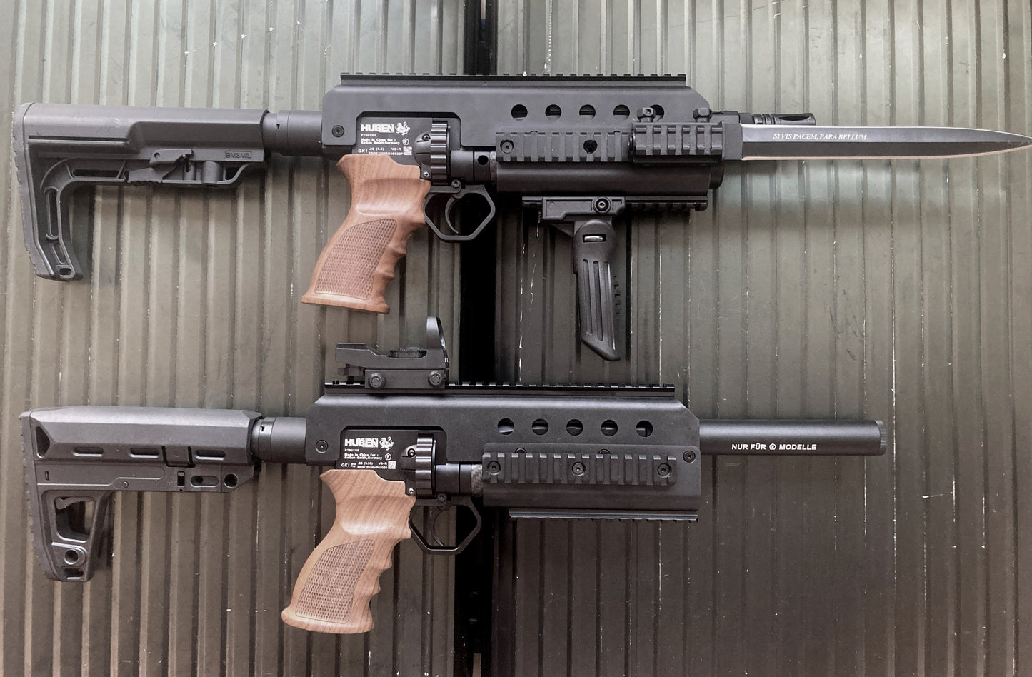 Taktisches Karabiner Bodykit für Huben GK1 & GK1 Mini/Shorty, Aluminium Chassis, KEIN 3D Druck!