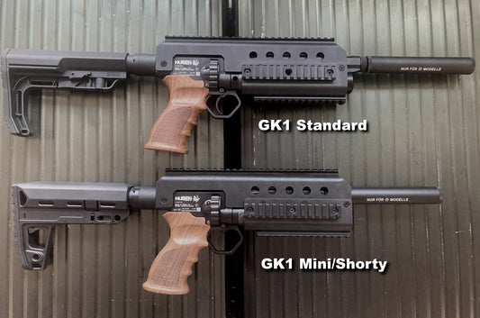 Taktisches Karabiner Bodykit für Huben GK1 & GK1 Mini/Shorty, Aluminium Chassis, KEIN 3D Druck!