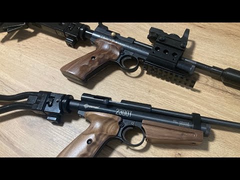 Hochwertige Zubehörteile aus Alu/Stahl/Holz für Crosman Luftpistolen